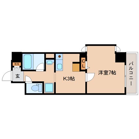 近鉄奈良駅 徒歩7分 2階の物件間取画像